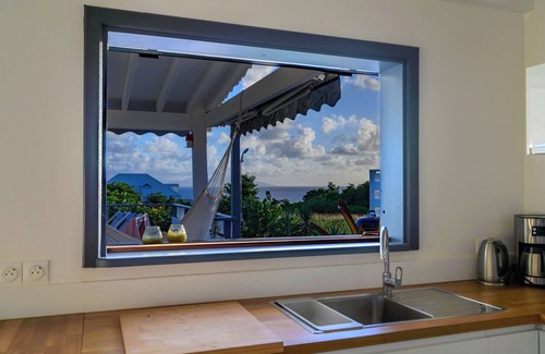Grand-Bourg Villa | Villa Paruline with swimming pool tropical garden and sea view
