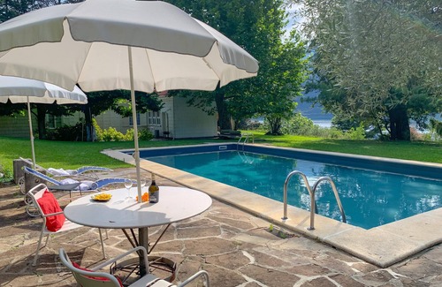 Lierna Villa | Villa "Pitti" close to Lake Como with Pool, Garden & Terrace