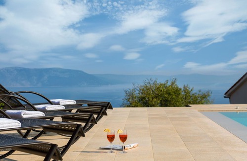 Ripenda Kosi Villa | Villa Primela with breathtaking sea views and private pool