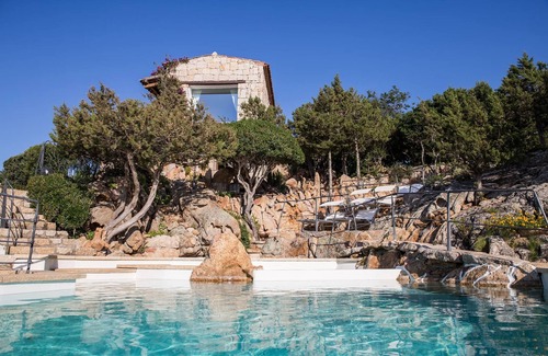 Baja Sardinia Villa | Villa 'Quercia' with Sea View, Private Pool and Air Conditioning