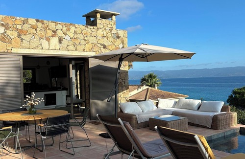 Ajaccio House | Villa Raphael, splendid view of the Sanguinaires with swimming pool 5 minutes from the beach