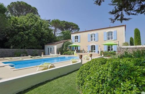Fontanes House | Villa Ricôme, Wine Country Villa with Pool and AC