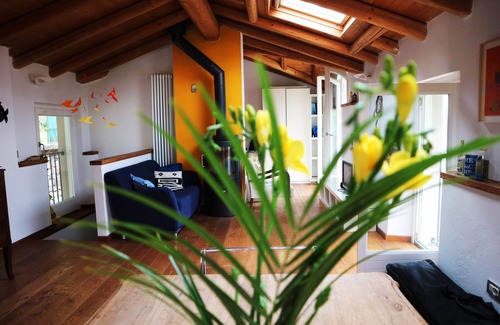 Torno Apartment | Villa Rossa Attic Como Lake garden and magnificent lake view 10 min. from Como