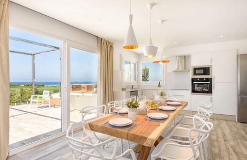 Sant Jaume Mediterrani Villa | Villa Sunrise ❤️ Seaviews ❤️ Free AC & WiFi