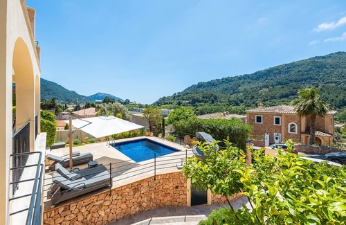 Valldemossa Villa | Villa 'Sa Papaiona' with Mountain View, Private Pool and Wi-Fi