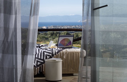 Quartu Sant'Elena Villa | Villa Sardinialfonso 1- private pool and sea view of the Gulf of Cagliari