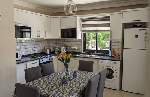 Kalkan Villa | Villa Sari Lale - Short walk to town, large private pool, Sleeps 10
