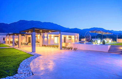 Kavros Villa | Villa Solaris with Heated Pool & Jacuzzi