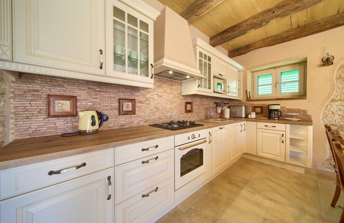 Malinska Villa | Villa Stone Queen with heated swimming pool and Seaview
