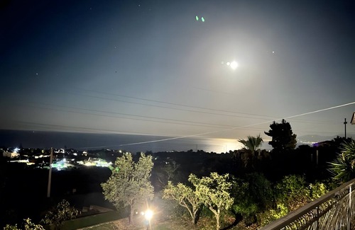 San Nicola l'Arena Villa | Villa 'Suite - La Terrazza Sul Mare' with Sea View, Wi-Fi and Air Conditioning