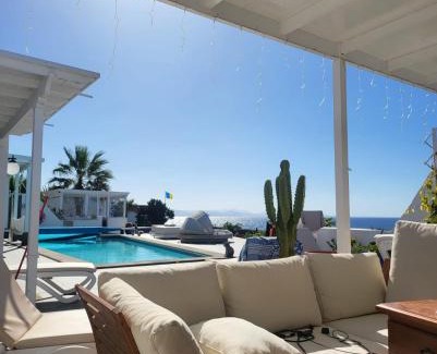 Playa Blanca Villa | Villa Sunset Paradise with panoramic sea view, first line, sunsets