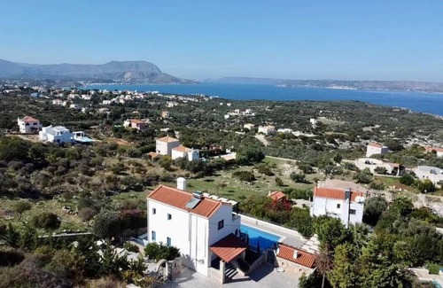 Kokkinon Khorion Villa | Villa Thymari with panoramic sea view, in Kokkino Horio