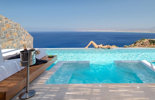 Malevizi Villa | Villa Vittoria, Breathtaking sea Views, Private Heated Pool, Close to the Beach!