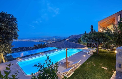 Linoperamata Villa | Villa Vollard Panoramic Seaview & Private Pool