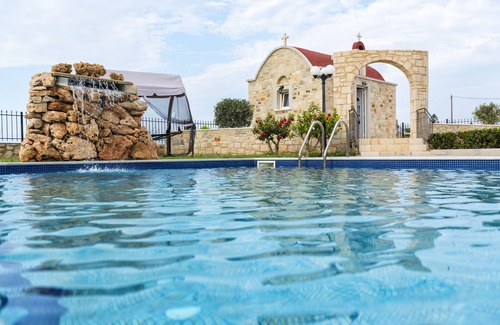 Analipsi Villa | Villa Voula Hersonisos Crete (pool jacuzzi)