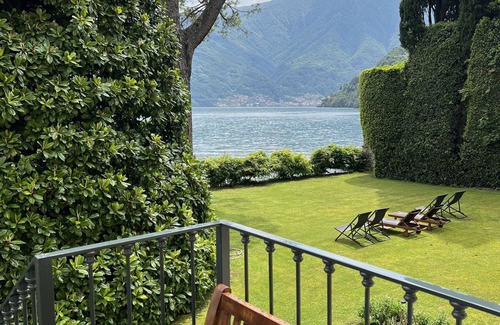 Tremezzo Villa | Villa with a garden that directly overlooks the lake.