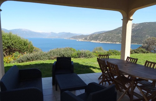 Belvedere-Campomoro Villa | Villa with stunning sea views, 3/4 bedrooms, 6 minutes from the beach on foot.