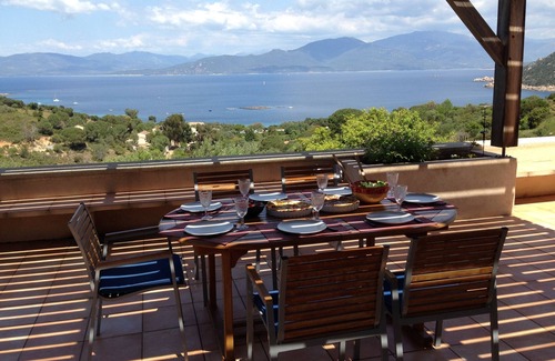 Belvedere-Campomoro Villa | Villa with swimming pool, 10 mn walk from the beach, exceptional sea view