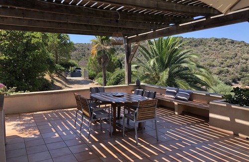 Belvedere-Campomoro Villa | Villa with swimming pool, 10 mn walk from the beach, exceptional sea view