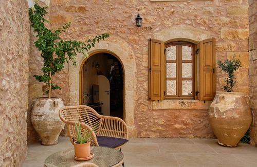 Melidoni Villa | Villa with garden, inneryard and terrace with a view to Talean Mountains