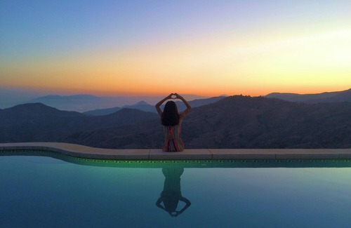 Moclinejo Villa | Villa with magnificent sea and mountain views and heated pool