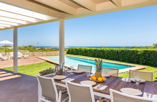 Marina de Son Ganxo House | Villa with pool and unbeatable sea views, Sant Lluis, Menorca