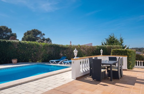 Es Canutells House | Villa with pool next to the beach in Es Canutells, Minorca