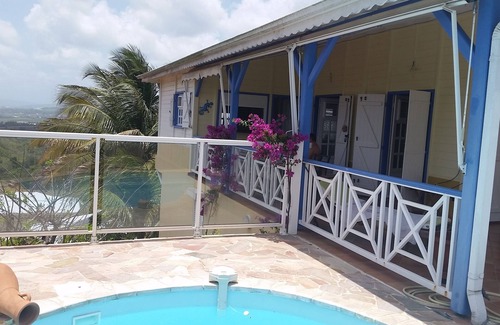 Riviere-Salee House | Villa with private pool, sea view/Diamond rock, 3 bedrooms, 2 shower rooms, 2 toilets,