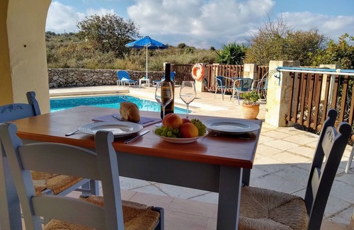 Vamos Villa | Villa with private pool, beautiful views within easy walk to Vamos village
