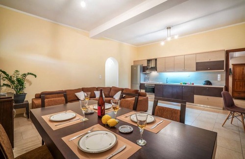 Neromilos Villa | Villa with private pool, water massage pool and sea view roof garden