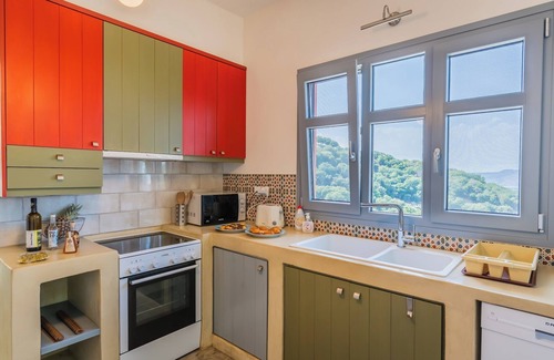 Patima Villa | Villa with private pool and sea view located between Chania and Rethymnon, Lake Kournas