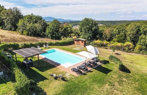Amelia Villa | Villa with private pool (open 5 May), air conditioning, electric car recharge.