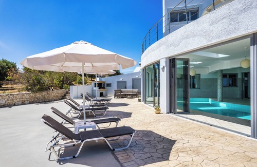 Kallithea Villa | Villa Zafira - Lux. Seaview Manor - Kallithea Hill