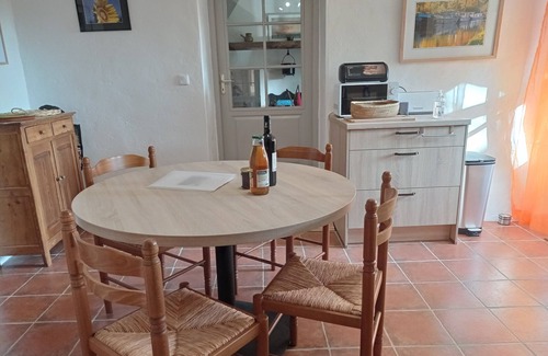 Lussan House | Village house, in local stone - in a listed village, quiet with courtyard.