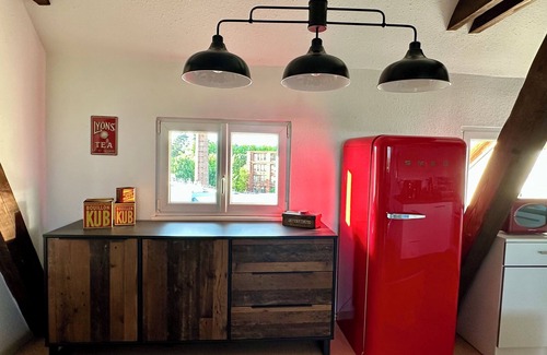 Mulhouse Apartment | Vintage Loft 155 m² 4 bedrooms Parking, Netflix, Ultra-fast fiber Wifi