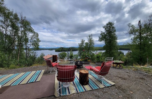 Big Lake House | Vintage Trailer with access to Big Lake & Private Campground