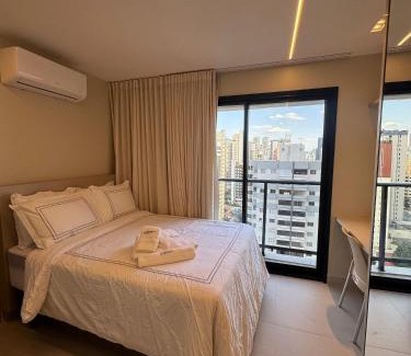 Setor Bueno Apartment | Viva a sofisticação do Parque Vaca Brava - Apê de luxo 6 pessoas