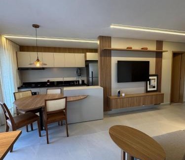 Setor Bueno Apartment | Viva a sofisticação do Parque Vaca Brava - Apê de luxo 6 pessoas
