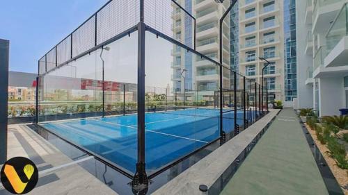 Discovery Gardens Apartment | Vogue Private Pool From Balcony Spacious Three Bedroom Plus Kids Room Apartment in Al Furjan With Full Amenities and Steps Away from Metro Station