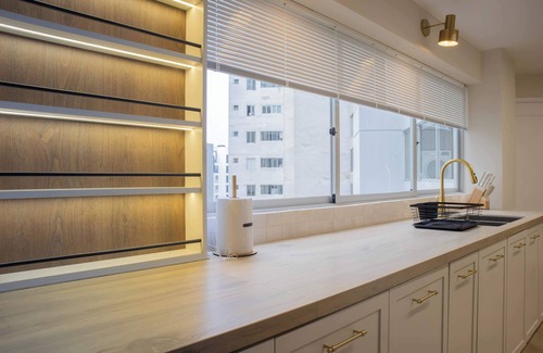 Reducto Apartment | w* | Radiant 3BR Seaview with Great Deco in Miraflores