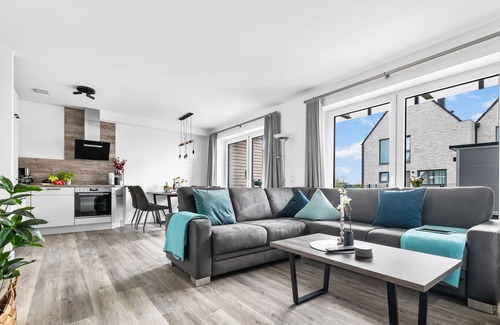 Busum House | Waidla-Huus - close to the North Sea and the beach, sauna, terrace, balcony, modern