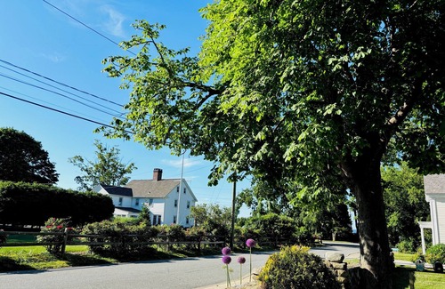 Clinton House | Walk to beach! Historic 2 story waterside home with harbor and beach views.