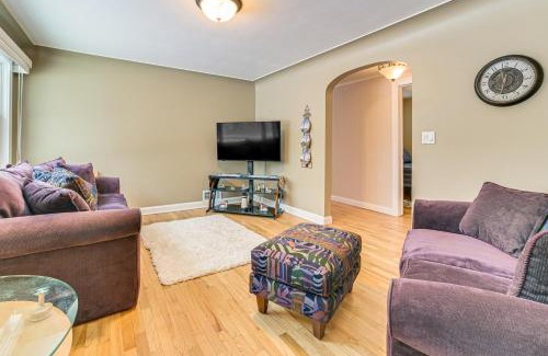 Rogers City House | Walk to Lake Huron Beaches Home with Fire Pit!