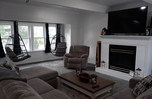 Washburn House | Walk to Lake Superior from this 4B/2b house in Washburn's Historic District. .