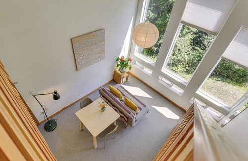 Seal Rock Apartment | Walk to Ocean! Forested Oregon Coast Getaway