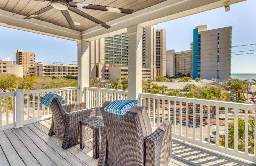 Myrtle Beach House | Walk to Ocean Myrtle Beach House with Hot Tub!