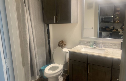 East Cesar Chavez Apartment | Walkable East Austin Studio - Perfect for Conventions /SXSW