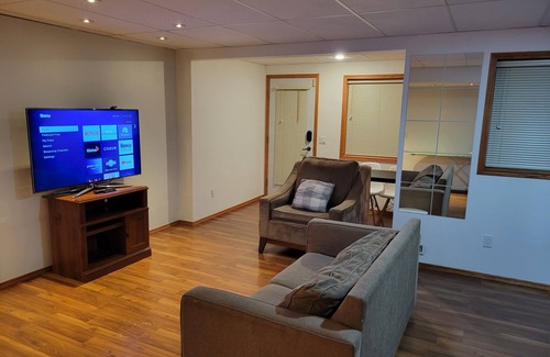 Southwest Calgary Apartment | Walkout basement 5mins to water park.