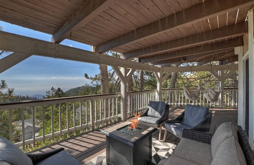 Running Springs Cabin | Wandering Pines - Game Room - Fire Pit - Lounge - Views