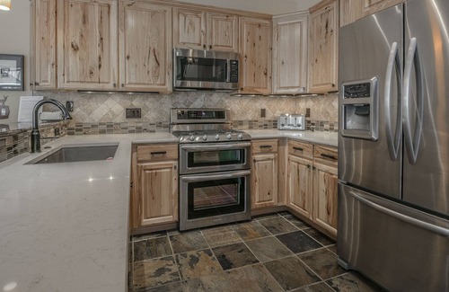 Keystone House | Watch for Moose in the Woods Behind the Townhome!